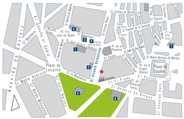 Mapa de situación de nuestras oficinas de Vitoria-Gasteiz